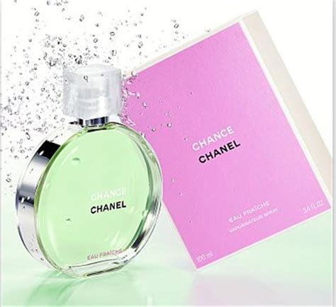 chanel chance groene fles